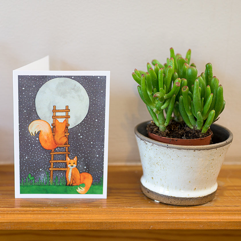 Foxes I Love You Card